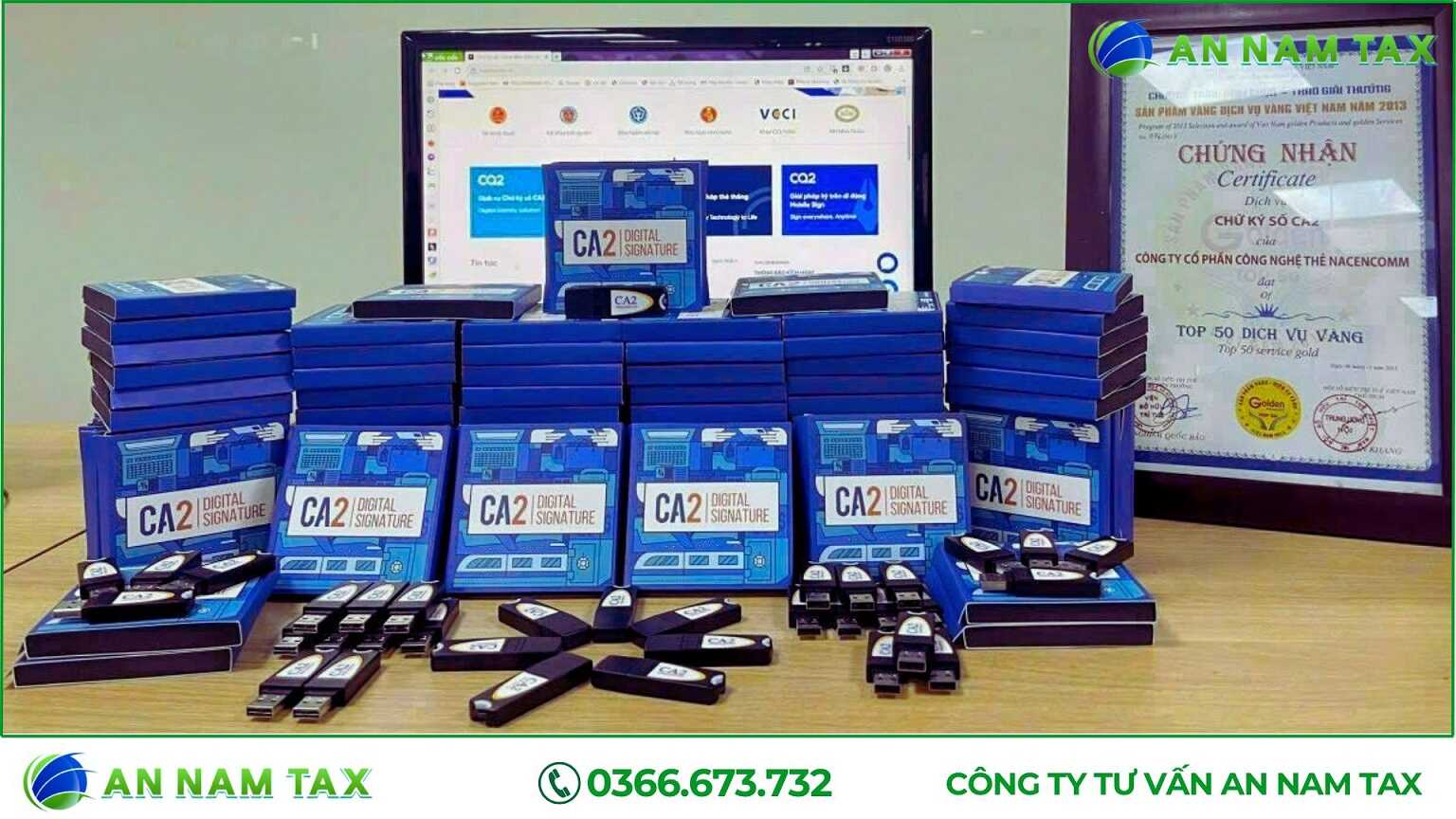 Bảng giá chữ ký số CA2-Nacencomm
