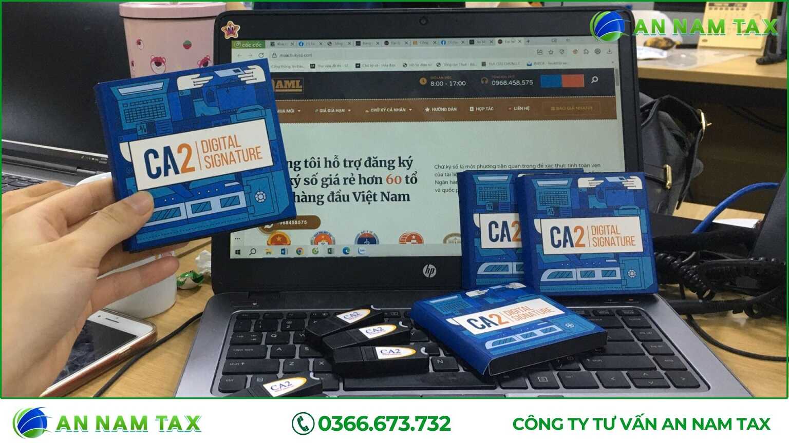 Bảng giá chữ ký số CA2-Nacencomm
